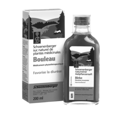 Schoenenberger Bouleau suc de plantes médicinales