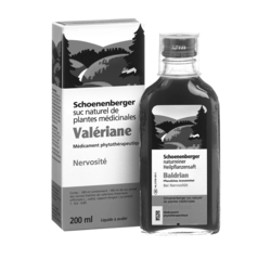 Schoenenberger Valériane suc de plantes médicinales