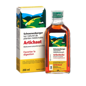 Schoenenberger Artichaut suc de plantes médicinales